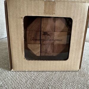 Tommy Bahama Brown hidden passage, wood puzzle